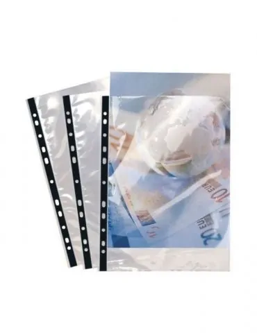 File de protectie exacompta cristal grosime 90 microni 10 bucati/set Exacompta - 1 - Tik.ro