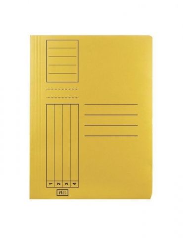 Dosar cu sina rtc carton 250 g/mp galben Rtc - 1 - Tik.ro