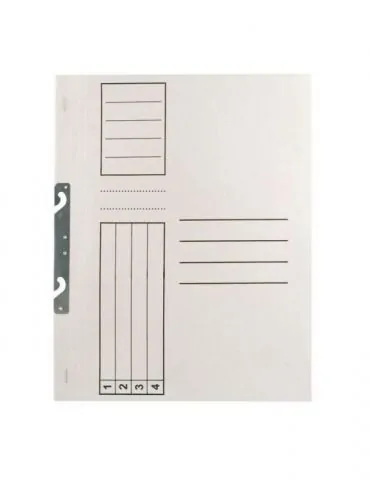 Dosar incopciat standard 1/1 alb  - 1 - Tik.ro