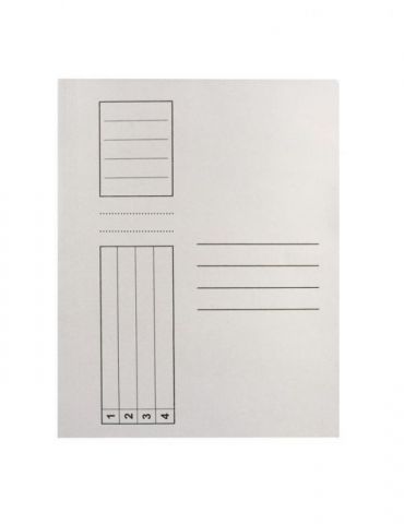 Dosar simplu carton alb 25 bucati/set