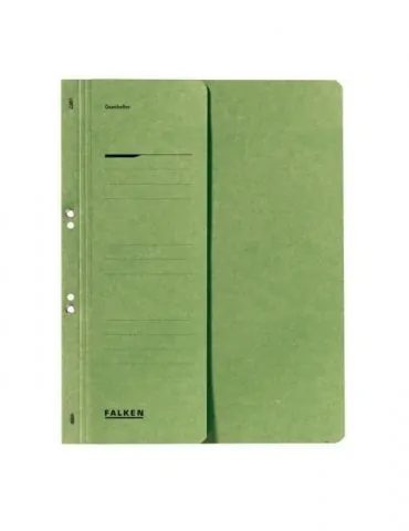 Dosar cu gauri 1/2 lux falken carton 250 g/mp verde Falken - 1 - Tik.ro