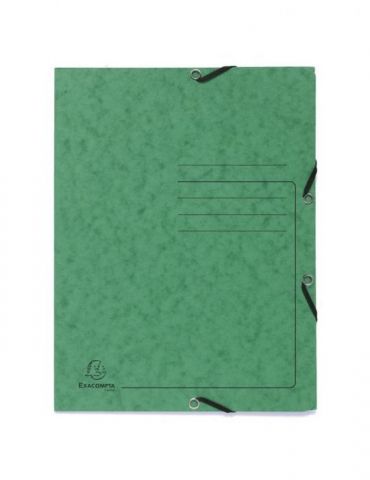 Dosar plic cu elastic exacompta carton verde Exacompta - 1 - Tik.ro