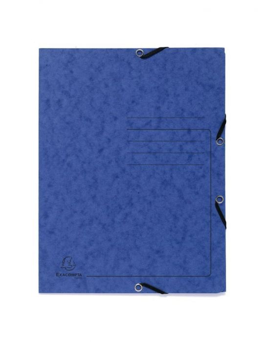 Dosar plic cu elastic exacompta carton albastru Exacompta - 1