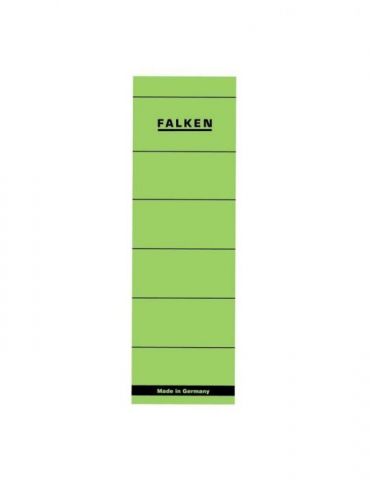 Etichete falken autoadezive pentru bibliorafturi  60 x 190 mm verde Falken - 1 - Tik.ro