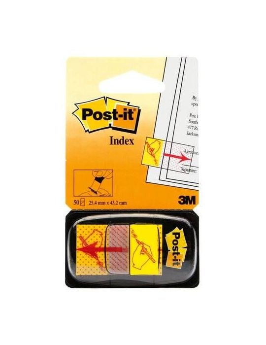 Index post-it sign here 50 file/bucata Post-it - 1