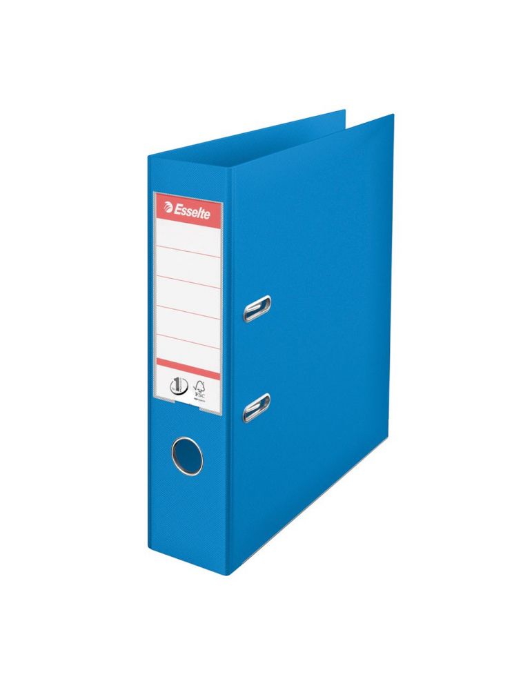 Biblioraft esselte no.1 power pp/pp a4 75 mm vivida albastru