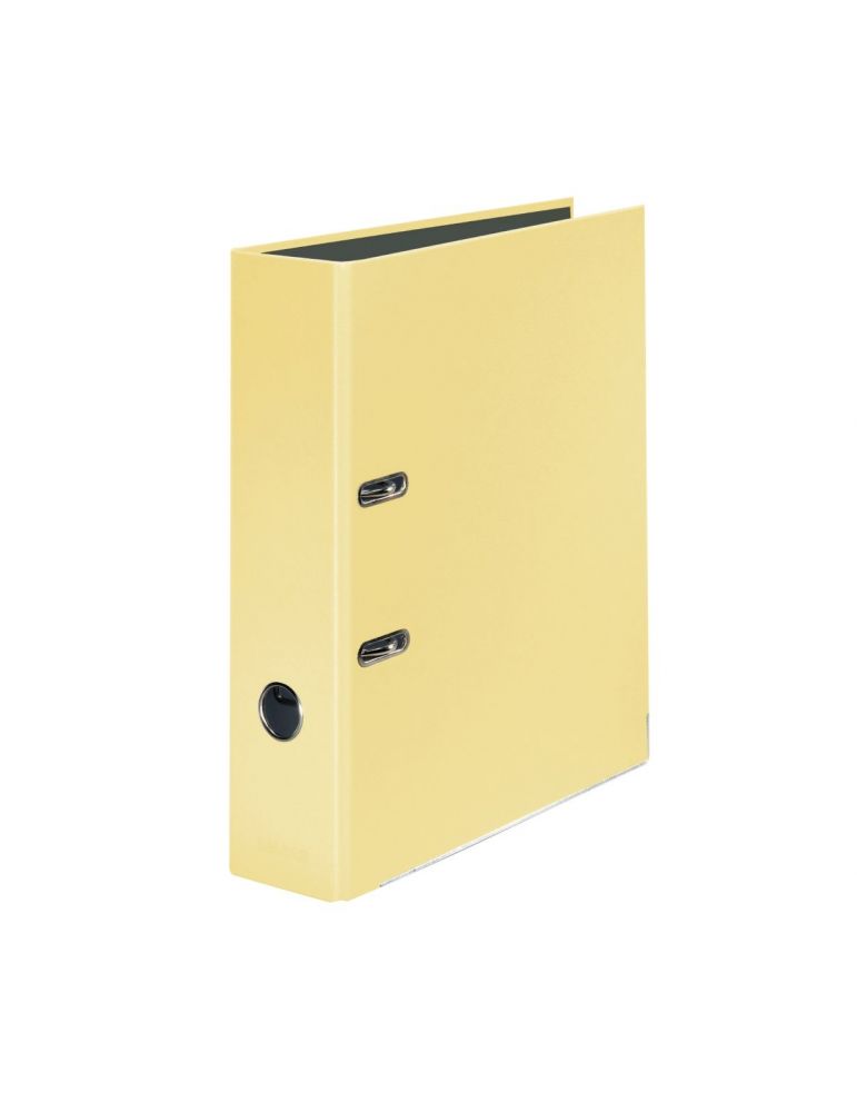 Biblioraft falken pastel carton laminat a4 80 mm galben vanilie