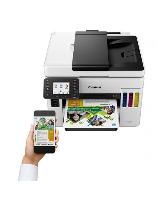 Multifunctional Inkjet Color Maxify GX7040 Color Format A4 Duple Retea Wi-Fi Fax Canon - 4
