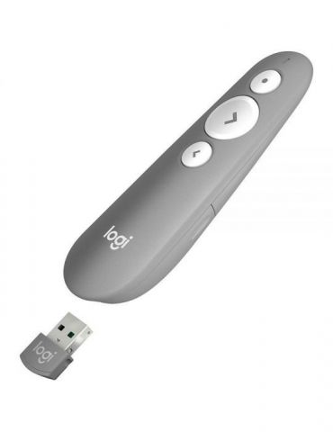 Logitech R500 Laser Presentation Remote prezentatori wireless Bluetooth/RF Gri Logitech - 1 - Tik.ro