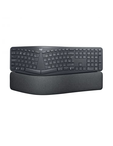 Logitech ERGO K860 tastaturi RF Wireless + Bluetooth Englez Grafit Logitech - 2