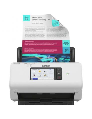 Scanner Brother ADS-4700W  Format A4  Duplex  USB 3.0 Brother - 1