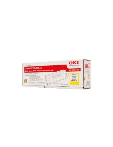 Toner OKI  43865721 Yellow Oki - 1 - Tik.ro