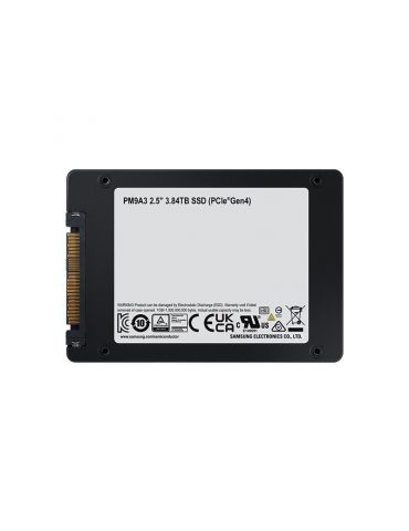 Samsung PM9A3 2.5" 3840 Giga Bites PCI Express 4.0 V-NAND TLC NVMe Samsung - 5