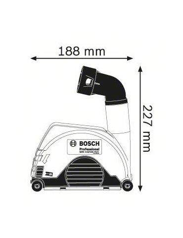 Bosch 1 600 A00 3DK accesoriu aspirare praf Negru, Albastru Bosch - 2
