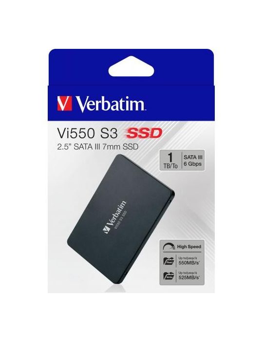 SSD Verbatim Vi500 S3 1TB, SATA3, 2.5inch Verbatim - 1
