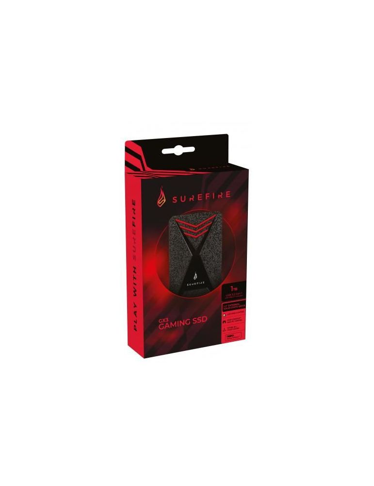 Surefire gx3 gaming ssd usb 3.2 gen 1 1tb black