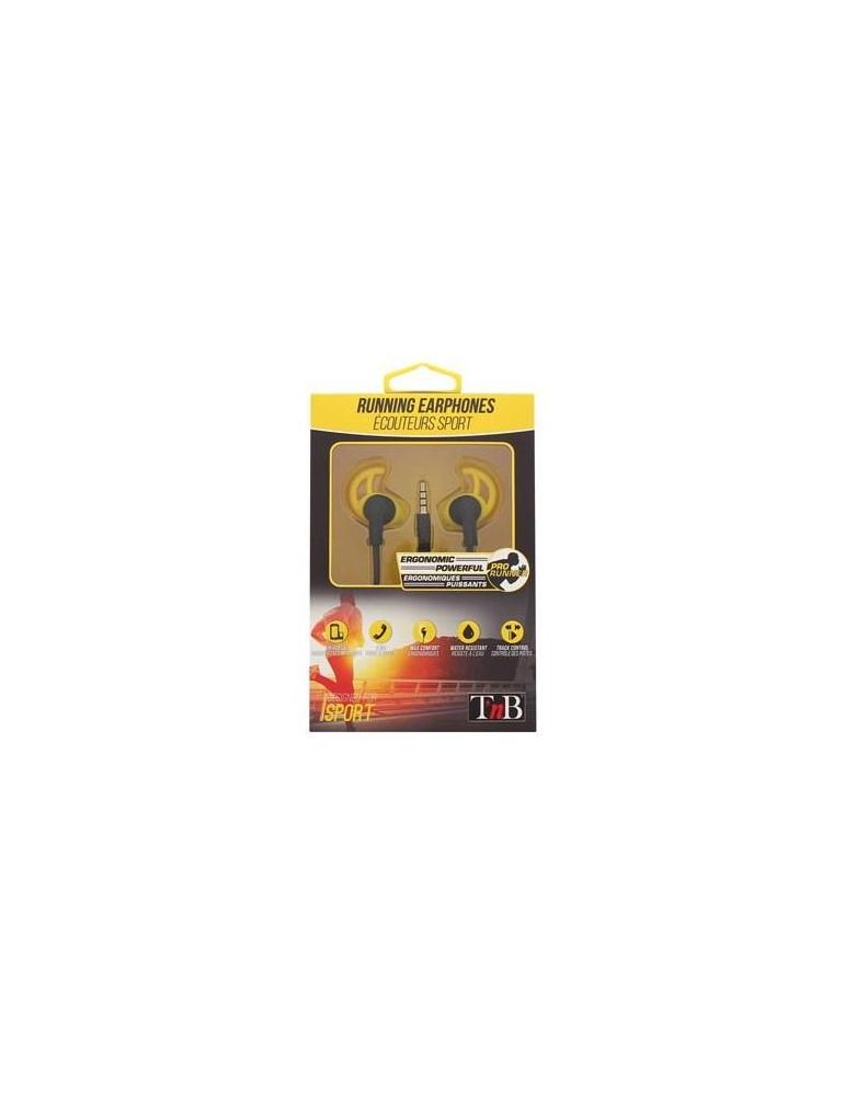 Tnb yellow running sport earphones