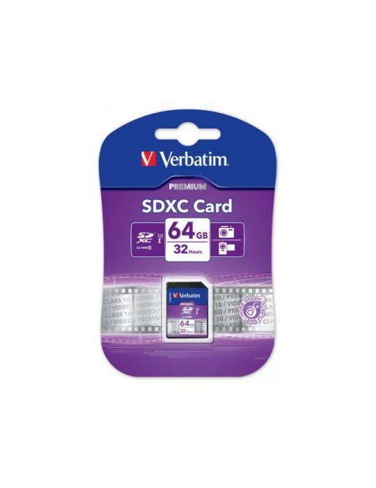 Memory card verbatim premium sdxc 64gb class 10 Verbatim - 1