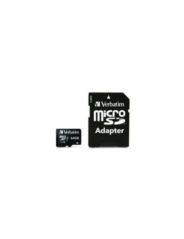 Verbatim pro microsdxc u3 64gb with adapter Verbatim - 1 - Tik.ro