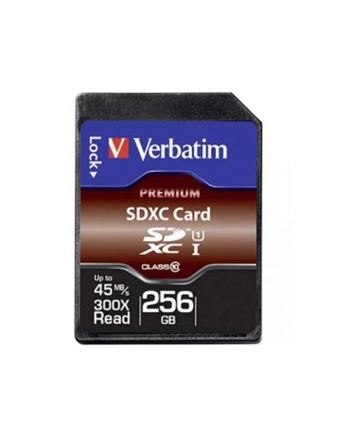 Verbatim premium sdxc c10/u1 256gb Verbatim - 1 - Tik.ro
