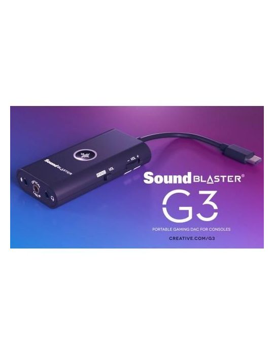 Creative sound blaster g3 - usb-c multi platform soundcard Creative - 1