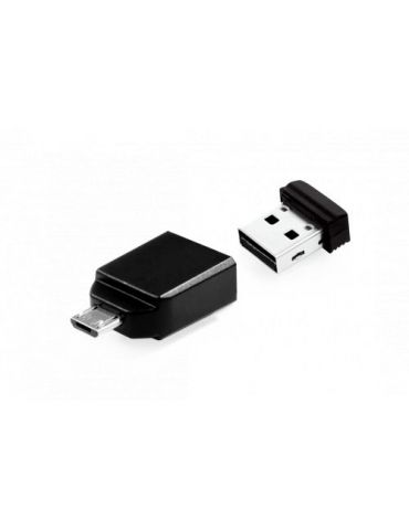 Verbatim  store n stay nano usb 2.0 drive 32gb + otg adapter Verbatim - 1 - Tik.ro