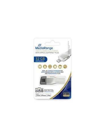 Mediarange usb 3.0 combo flash w/apple lightning  32gb Mediarange - 1 - Tik.ro