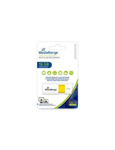 Mediarange usb flash drive color edition yellow 16gb Mediarange - 1 - Tik.ro