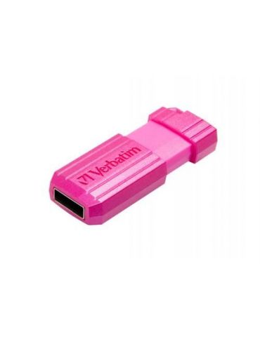 Verbatim usb 2.0 drive 16gb  pinstripe pink Verbatim - 1 - Tik.ro
