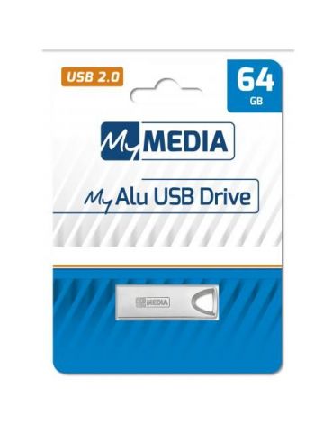 My media alu usb 2.0 drive 64gb Mymedia - 1 - Tik.ro