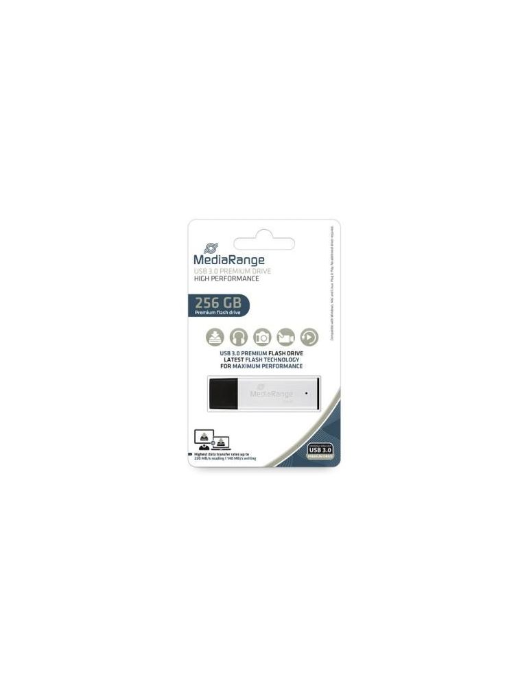 Stick memorie MediaRange MR1903, 256GB, USB 3.0, Silver