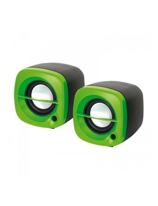 Omega speakers 2.0 og-15 6w green usb [43042] Omega - 1