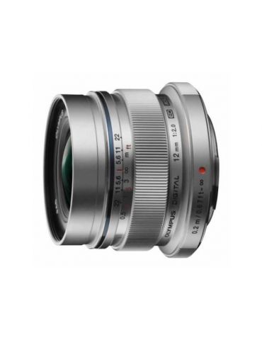 Obiectiv olympus m.zuiko digital ed 12mm 1:2.0 / ew-m1220 silver Olympus - 1 - Tik.ro