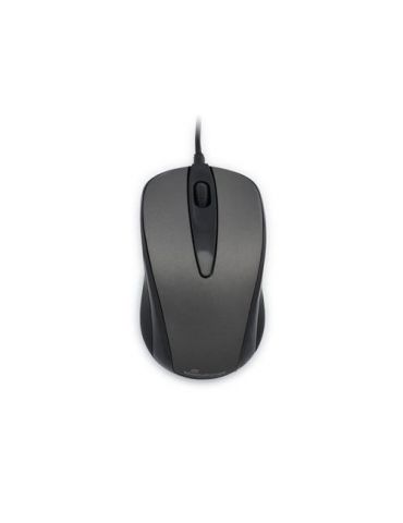 Mediarange corded 3-button optical mouse black/grey Mediarange - 1 - Tik.ro