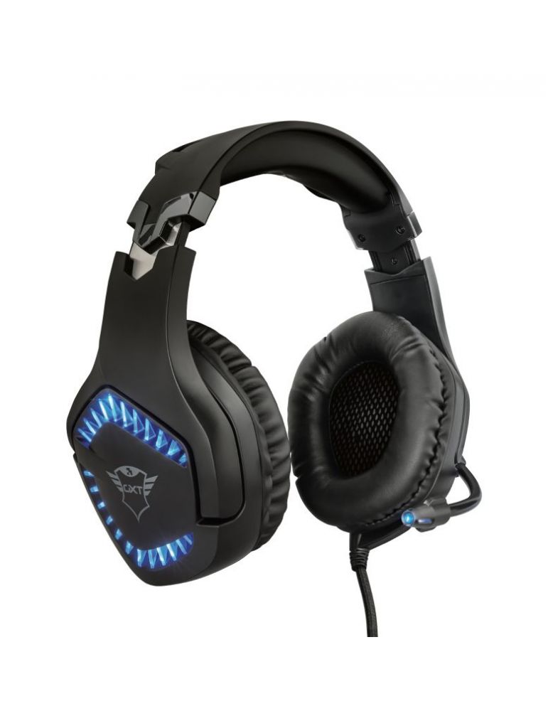 Trust GXT 460 Căști Prin cablu Bandă de fixare pe cap Gaming USB Tip-A Negru, Albastru