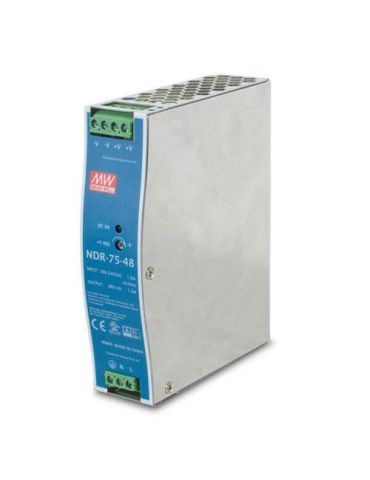 Planet 48v 75w din-rail power supply (ndr-75-48 adjustable 48-56v dc output) Planet - 1 - Tik.ro