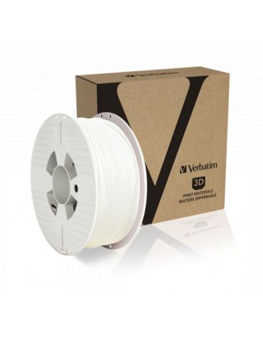 Verbatim 3d printer filament pet-g 1.75mm 1kg white Verbatim - 1 - Tik.ro