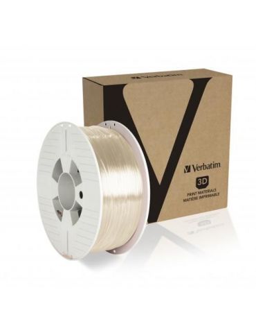 Verbatim 3d printer filament pet-g 1.75mm 1kg transparent Verbatim - 1 - Tik.ro