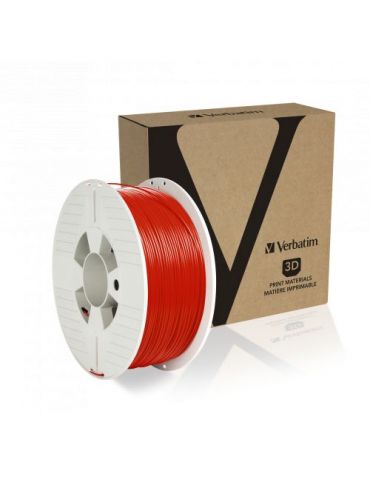 Verbatim 3d printer filament pet-g 1.75mm 1kg red Verbatim - 1 - Tik.ro