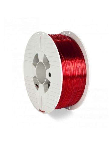 Verbatim 3d printer filament pet-g 1.75mm 1kg red transparent Verbatim - 1 - Tik.ro
