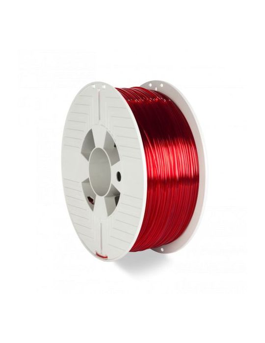 Verbatim 3d printer filament pet-g 1.75mm 1kg red transparent Verbatim - 1