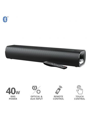 Trust 23642 sisteme de difuzoare tip bară de sunet Negru 2.0 canale 40 W Trust - 7