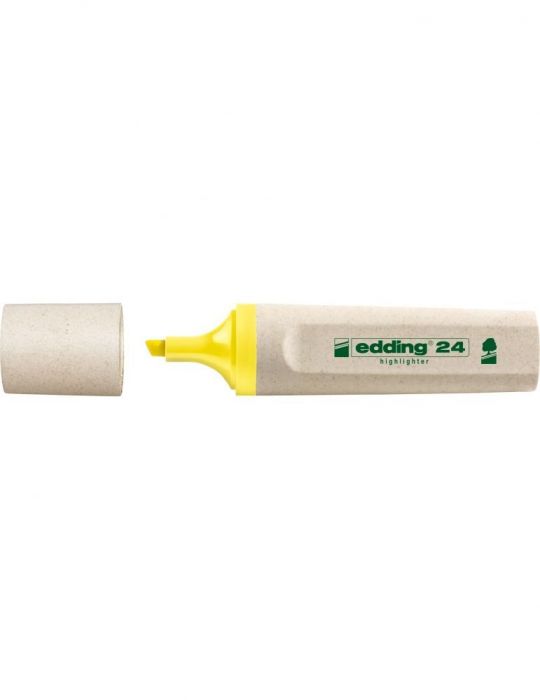 Textmarker edding ecoline varf retezat 2-5 mm galben Edding - 1