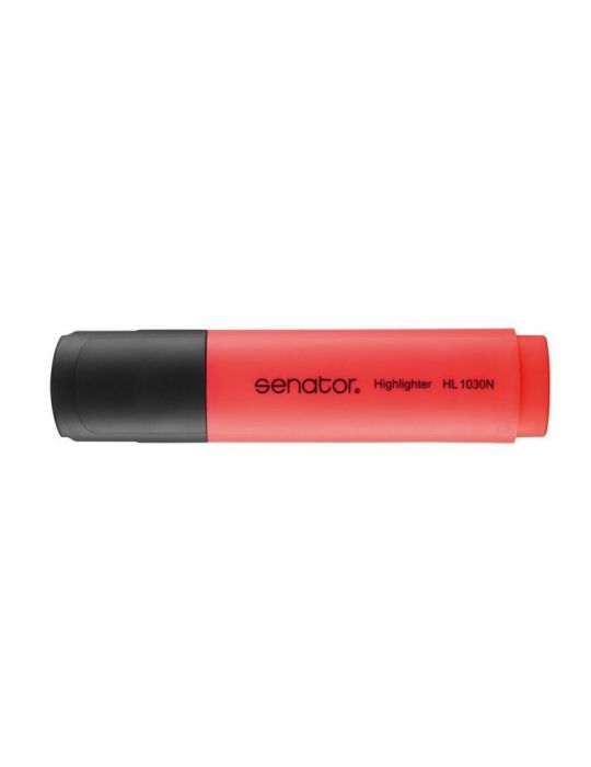 Textmarker senator seria 1000 1.5 mm cerneala fluorescenta rosu Senator - 1