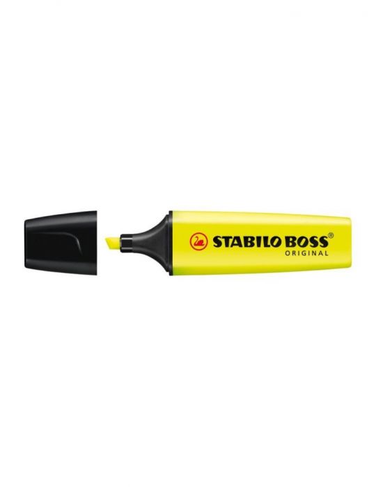 Textmarker stabilo boss varf 2-5 mm galben Stabilo - 1