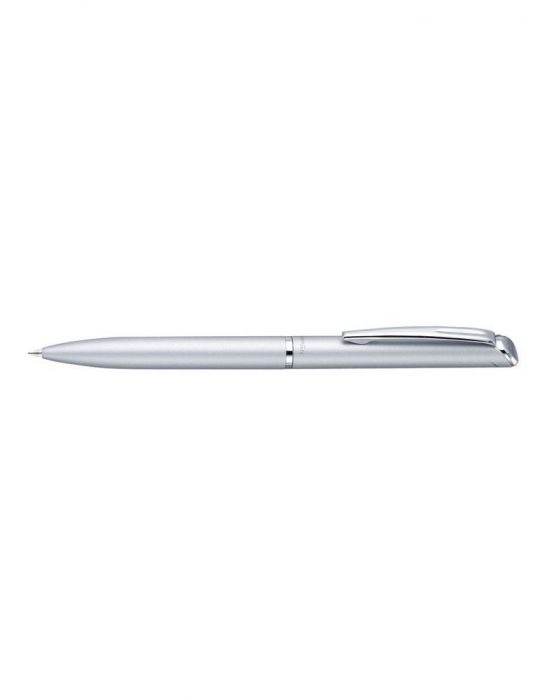 Roller pentel energel high class 0.7mm corp alb perlat scris negru mecanism prin rasucire rezistent durabil Pentel - 1