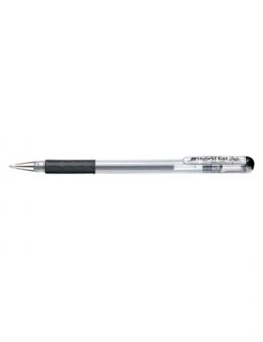 Roller cu gel pentel hybrid gelgrip 0.6 mm plastic negru Pentel - 1 - Tik.ro