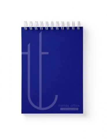 Blocnotes trendy blue cu spira a5 70 file dictando Rtc - 1 - Tik.ro
