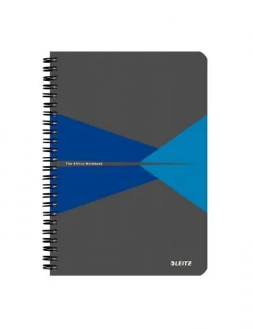 Caiet de birou leitz office carton a5 cu spira matematica albastru Leitz - 1 - Tik.ro