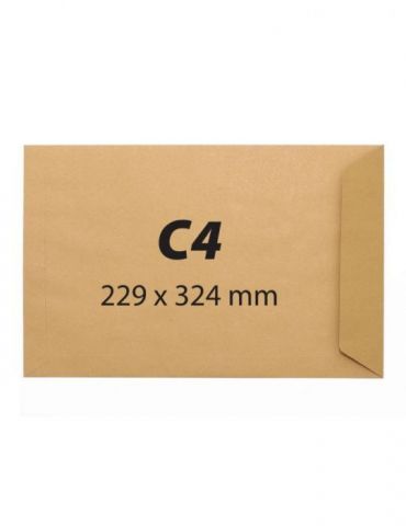 Plic c4 229 x 324 mm kraft gumat 90 g/mp 25 bucati/set  - 1 - Tik.ro